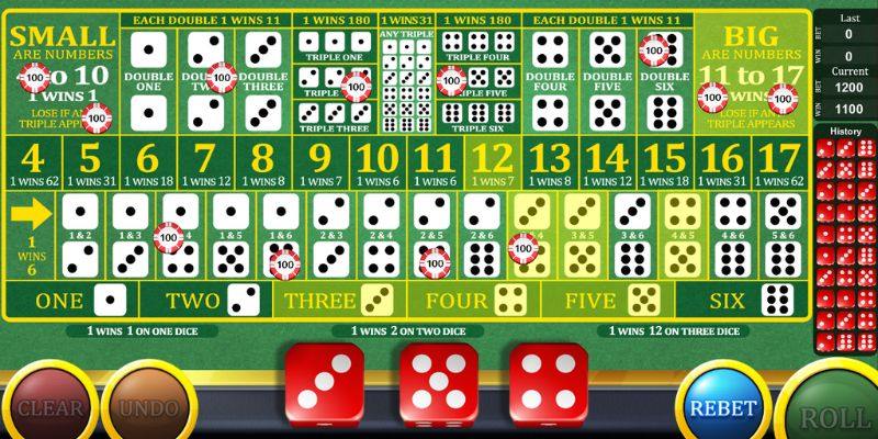 Trò chơi sicbo vô cùng hấp dẫn tại DG casino SV66