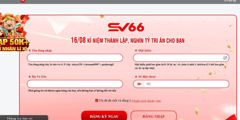 Quy định cần nắm rõ trước khi chơi bắn cá Sv66